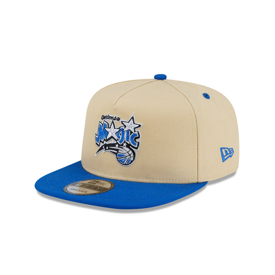 Orlando Magic Hardwood Classics 2000s Gold 9FIFTY A-Frame Snapback Hat - New Era Cap