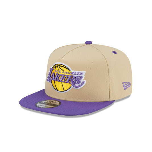 Los Angeles Lakers Hardwood Classics 2000s Gold 9FIFTY A-Frame Snapback Hat - New Era Cap