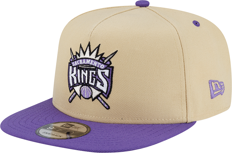 Sacramento Kings Hardwood Classics 2000s Gold 9FIFTY A-Frame Snapback Hat
