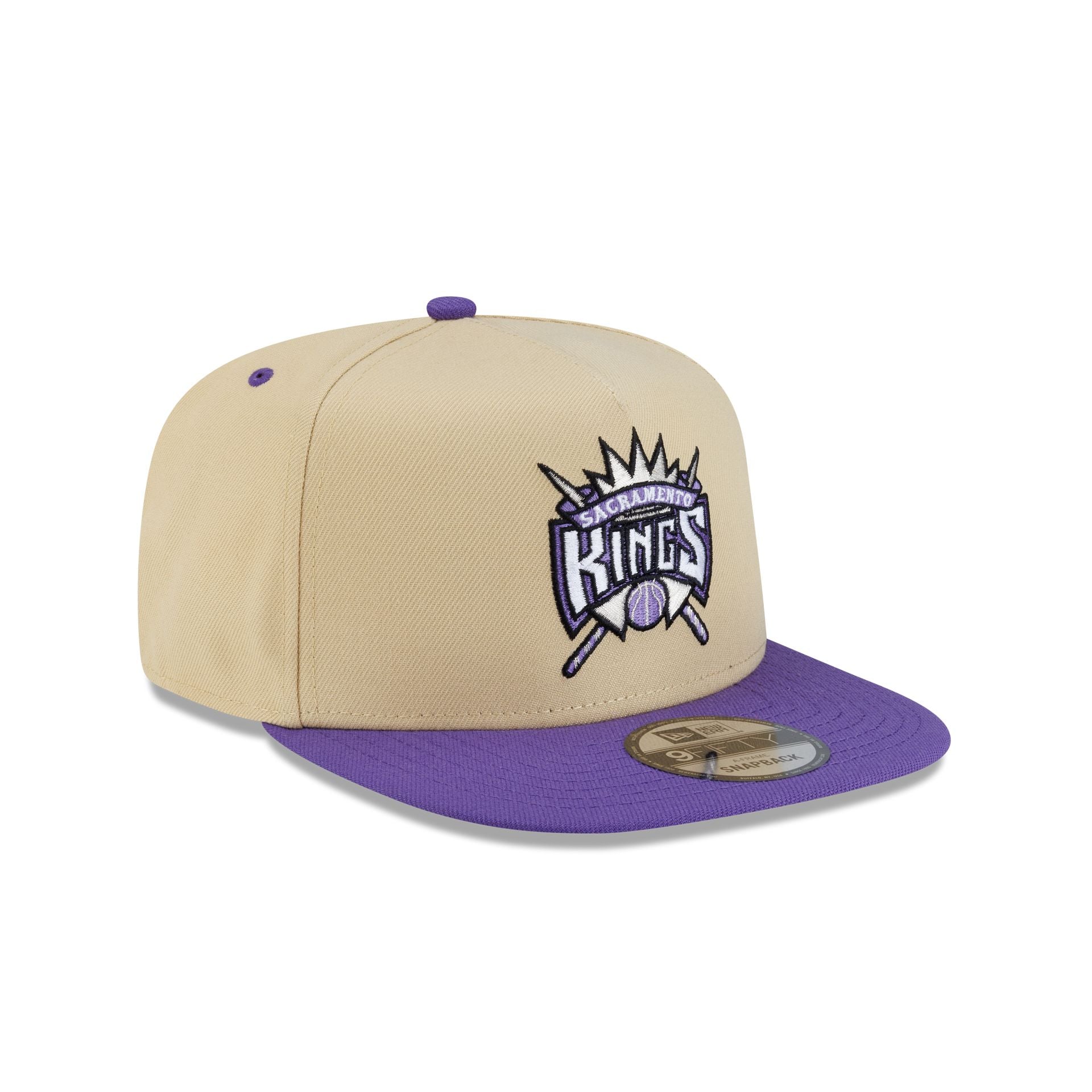Sacramento Kings Hardwood Classics 2000s Gold 9FIFTY A-Frame Snapback Hat