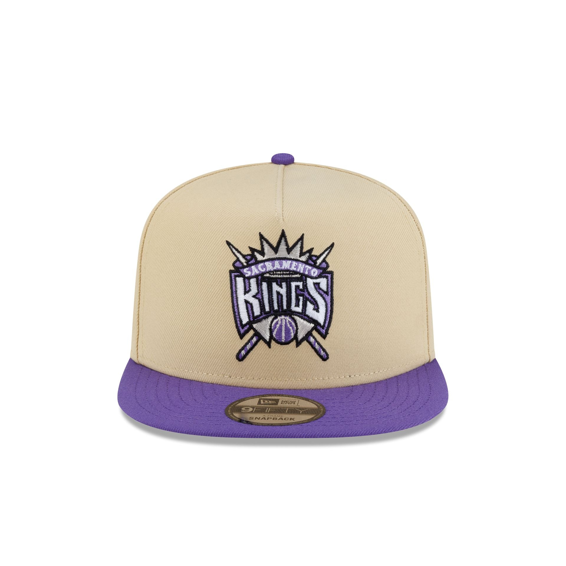 Sacramento Kings Hardwood Classics 2000s Gold 9FIFTY A-Frame Snapback Hat