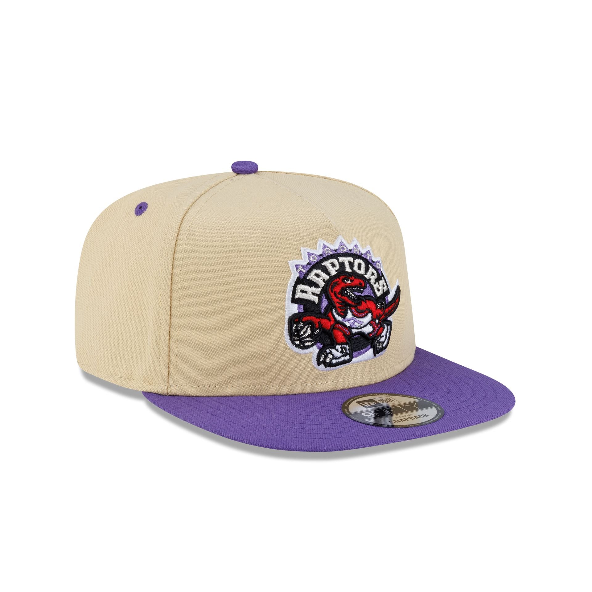 Toronto Raptors Hardwood Classics 2000s Gold 9FIFTY A-Frame Snapback Hat
