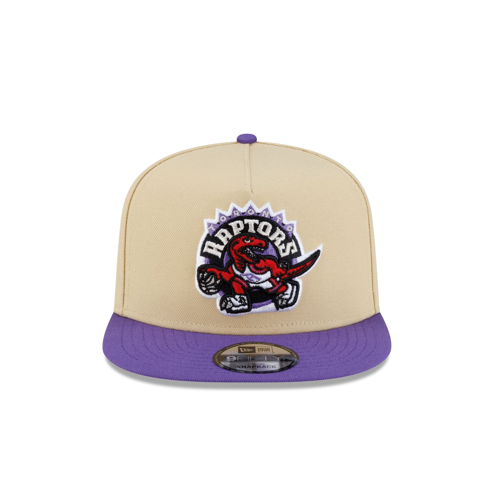 Toronto Raptors Hardwood Classics 2000s Gold 9FIFTY A-Frame Snapback Hat