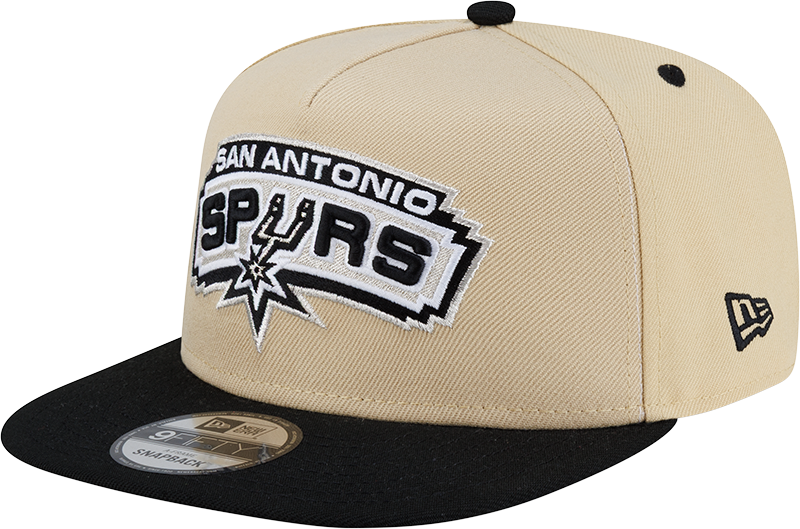San Antonio Spurs Hardwood Classics 2000s Gold 9FIFTY A-Frame Snapback Hat