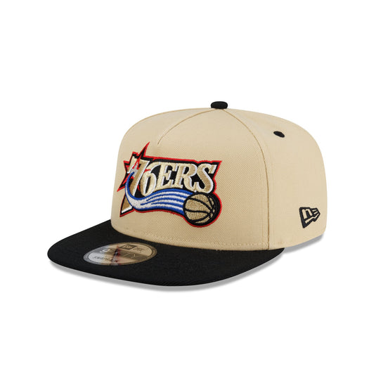 Portland Trail Blazers Hardwood Classics 2000s Gold 9FIFTY A-Frame Snapback Hat - New Era Cap