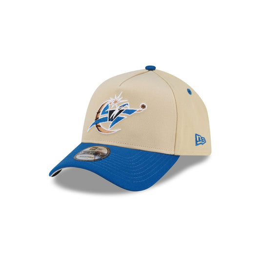 Washington Wizards Hardwood Classics 2000s Gold 9FORTY A-Frame Snapback Hat - New Era Cap