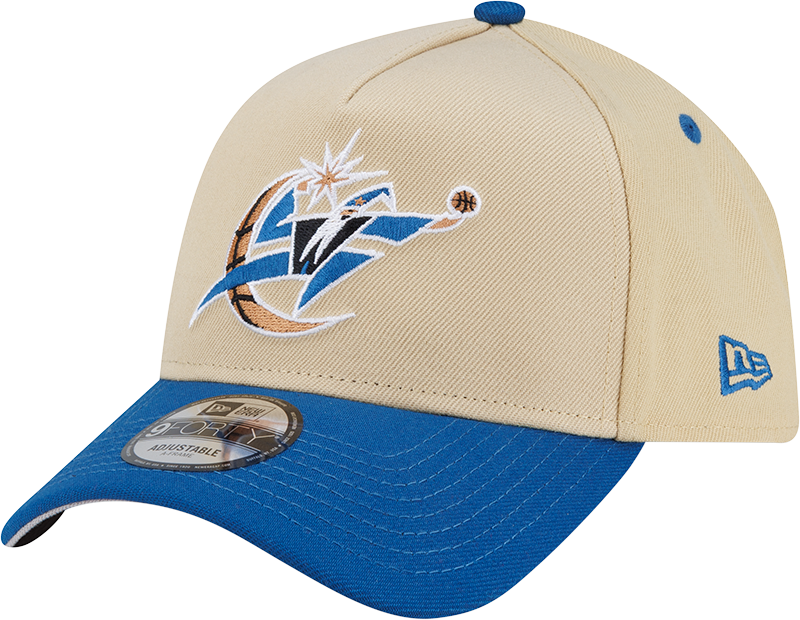 Washington Wizards Hardwood Classics 2000s Gold 9FORTY A-Frame Snapback Hat