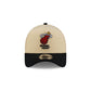 Miami Heat Hardwood Classics 2000s Gold 9FORTY A-Frame Snapback Hat
