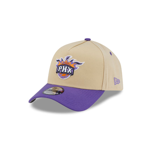 Phoenix Suns Hardwood Classics 2000s Gold 9FORTY A-Frame Snapback Hat - New Era Cap