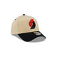 Portland Trail Blazers Hardwood Classics 2000s Gold 9FORTY A-Frame Snapback Hat