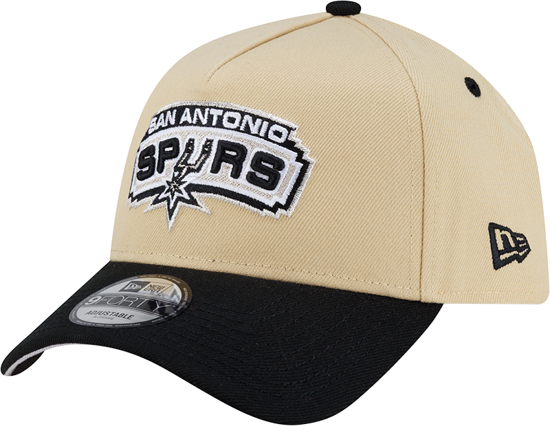 San Antonio Spurs Hardwood Classics 2000s Gold 9FORTY A-Frame Snapback Hat