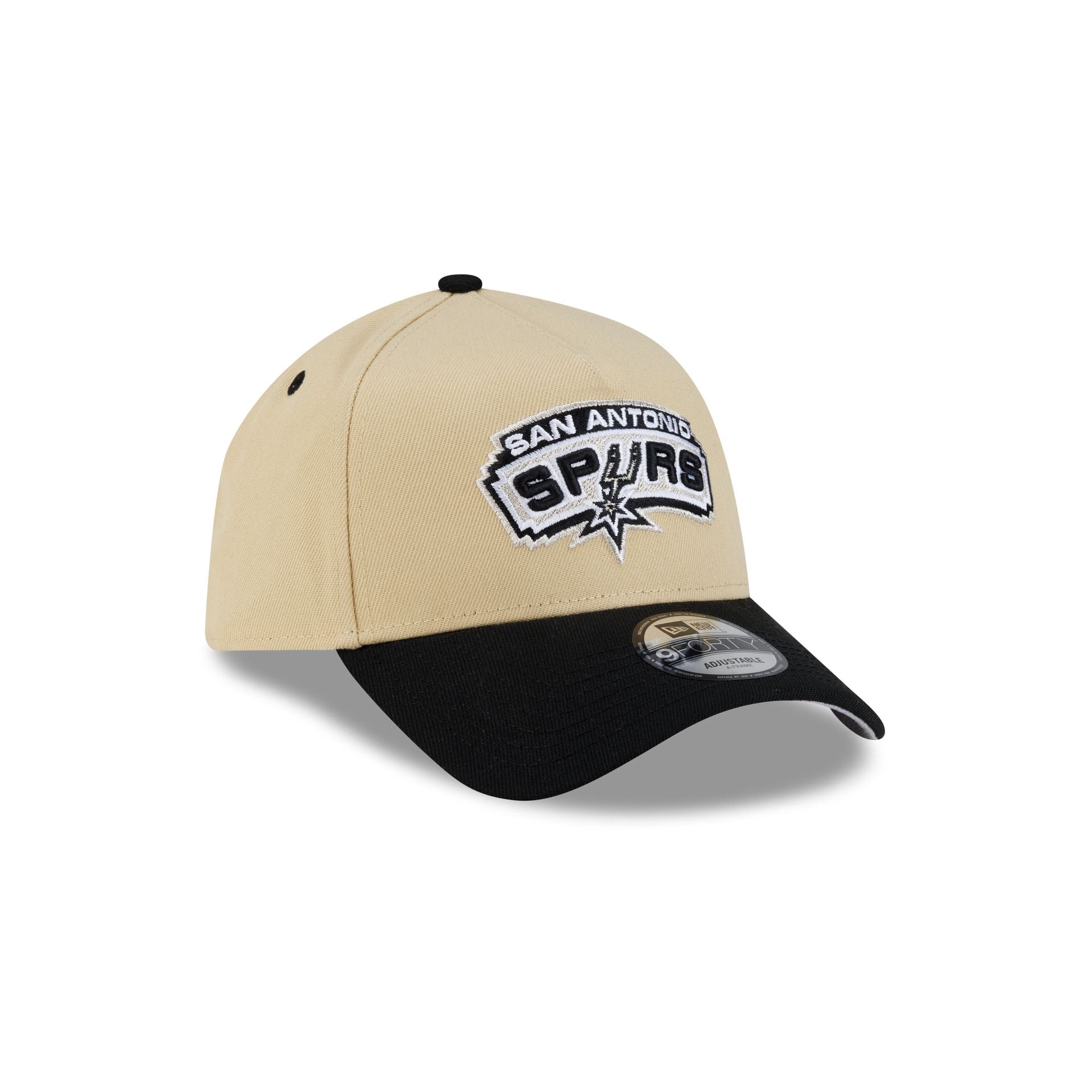 San Antonio Spurs Hardwood Classics 2000s Gold 9FORTY A-Frame Snapback Hat