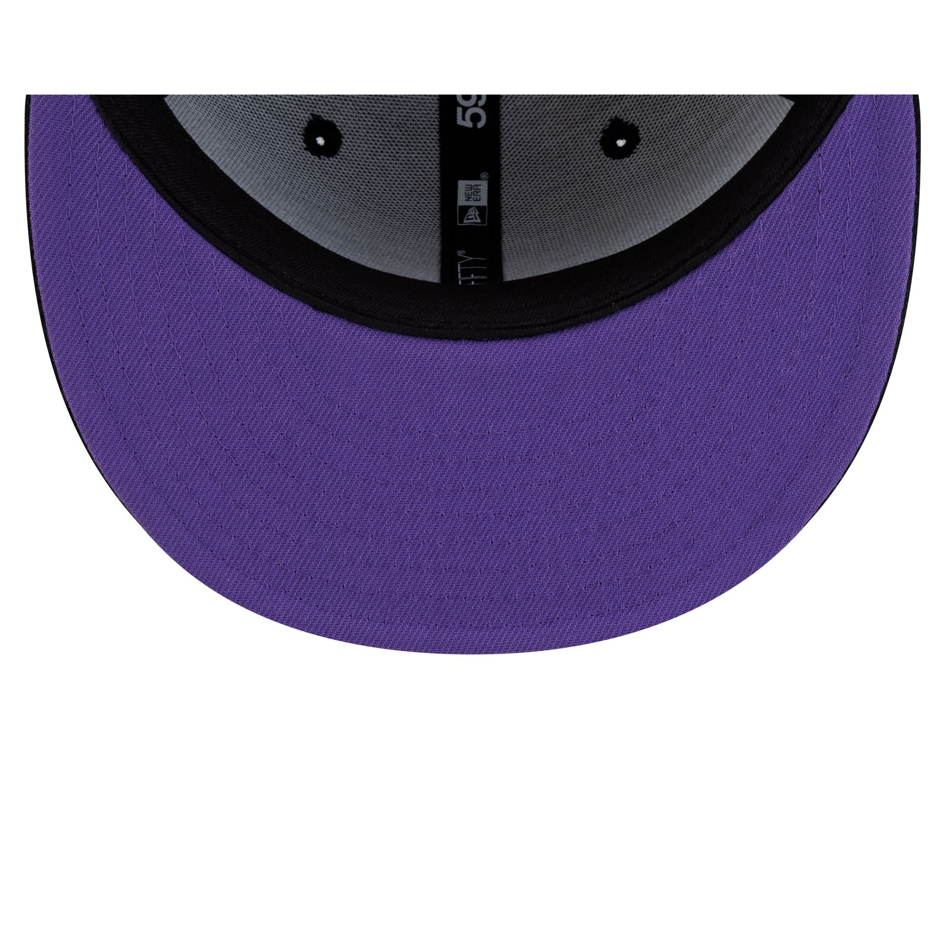 Sacramento Kings Hardwood Classics 2000s Piping 59FIFTY Fitted Hat