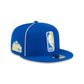 Denver Nuggets Hardwood Classics 2000s Piping 9FIFTY Snapback Hat