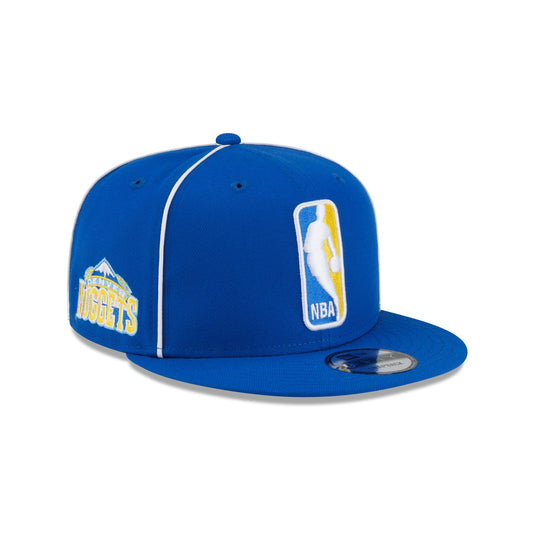 Denver Nuggets Hardwood Classics 2000s Piping 9FIFTY Snapback Hat - New Era Cap
