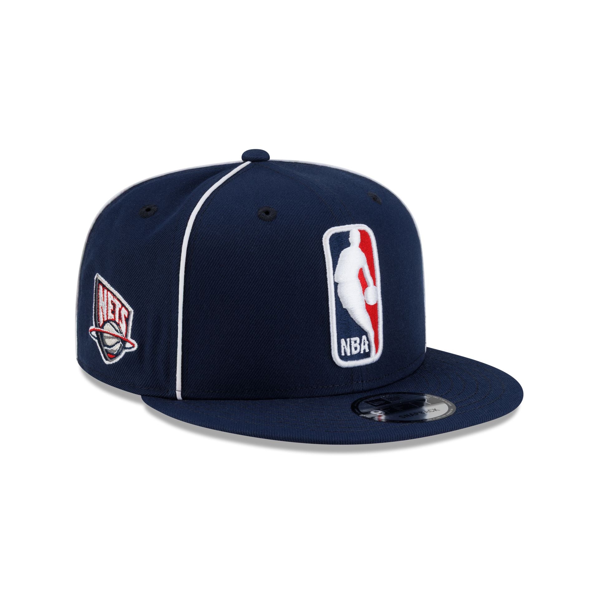 New Jersey Nets Hardwood Classics 2000s Piping 9FIFTY Snapback Hat