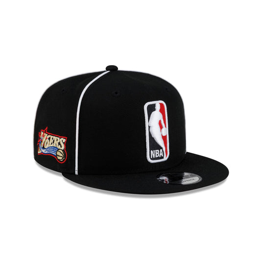 Philadelphia 76ers Hardwood Classics 2000s Piping 9FIFTY Snapback Hat - New Era Cap
