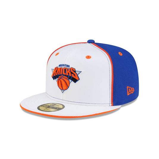 New York Knicks Hardwood Classics 2000s Optic White Flip 59FIFTY Fitted Hat - New Era Cap