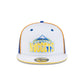 Denver Nuggets Hardwood Classics 2000s Optic White Flip 59FIFTY Fitted Hat