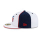 Houston Rockets Hardwood Classics 2000s Optic White Flip 59FIFTY Fitted Hat