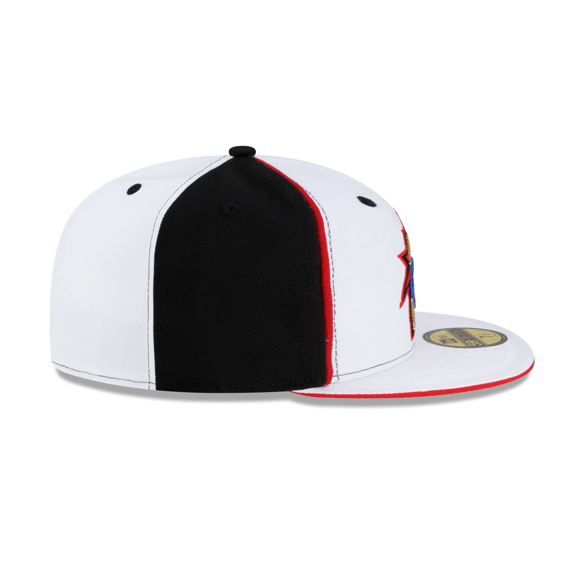 Philadelphia 76ers Hardwood Classics 2000s Optic White Flip 59FIFTY Fitted Hat