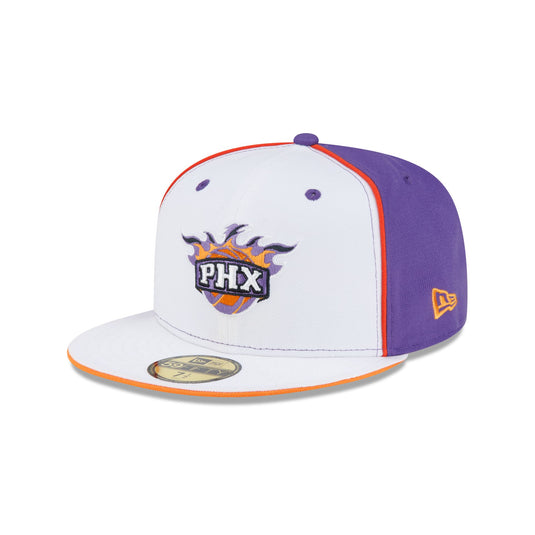Phoenix Suns Hardwood Classics 2000s Optic White Flip 59FIFTY Fitted Hat - New Era Cap