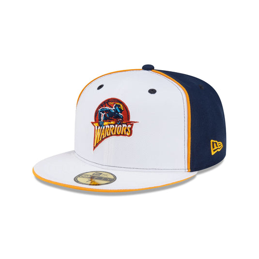 Golden State Warriors Hardwood Classics 2000s Optic White Flip 59FIFTY Fitted Hat - New Era Cap