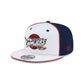 Cleveland Cavaliers Hardwood Classics 2000s Optic White Flip 9FIFTY Snapback Hat