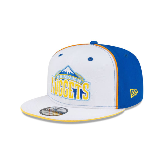 Denver Nuggets Hardwood Classics 2000s Optic White Flip 9FIFTY Snapback Hat - New Era Cap