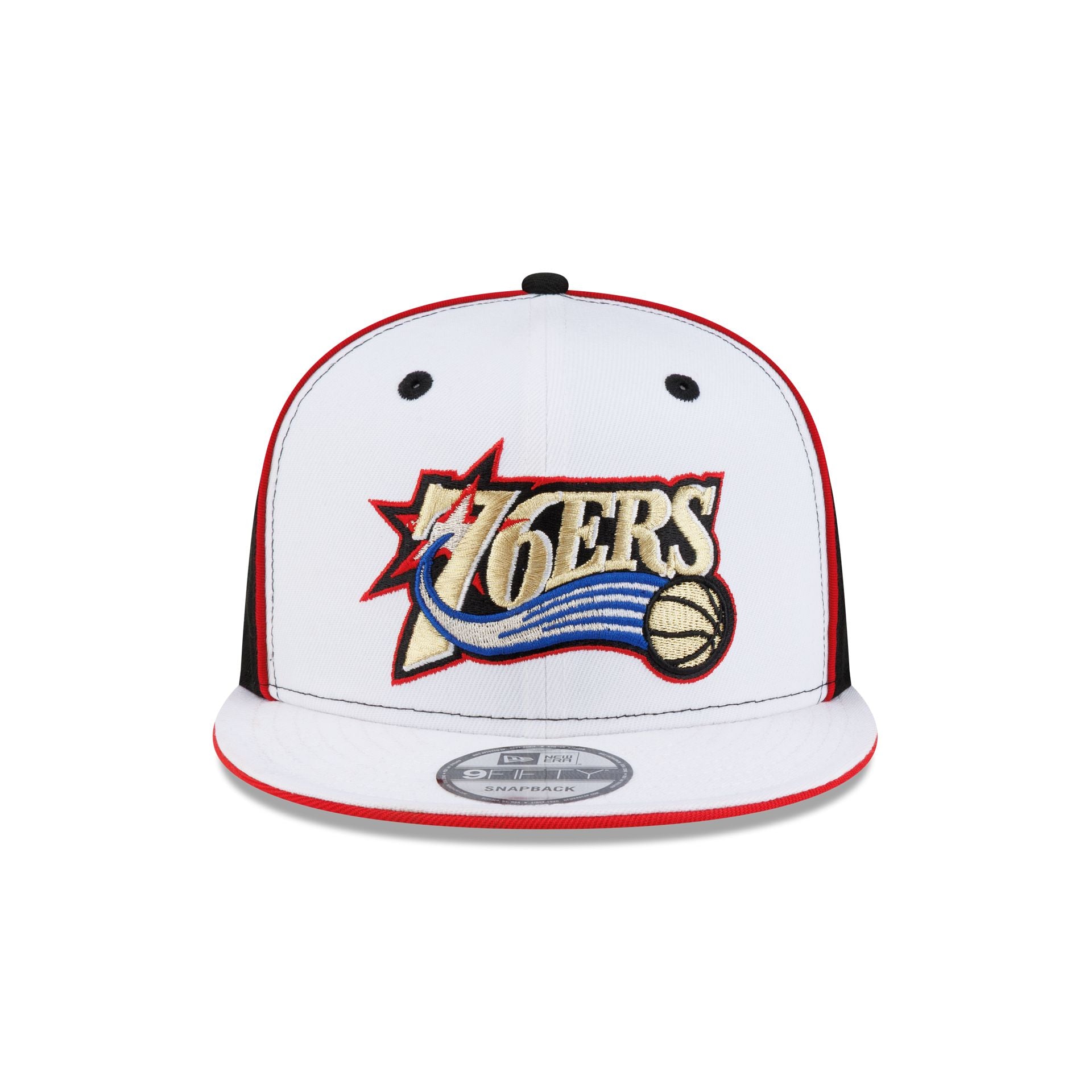 Philadelphia 76ers Hardwood Classics 2000s Optic White Flip 9FIFTY Snapback Hat