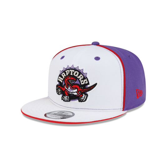 Toronto Raptors Hardwood Classics 2000s Optic White Flip 9FIFTY Snapback Hat - New Era Cap