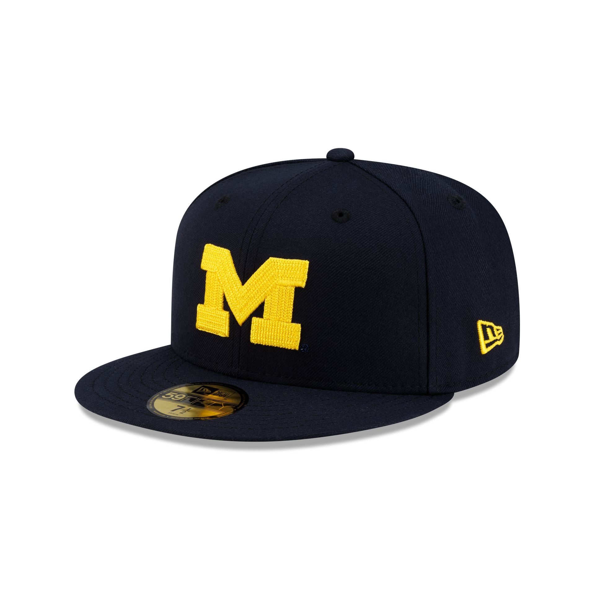 Michigan Wolverines Chainstitch Logo 59FIFTY Fitted Hat