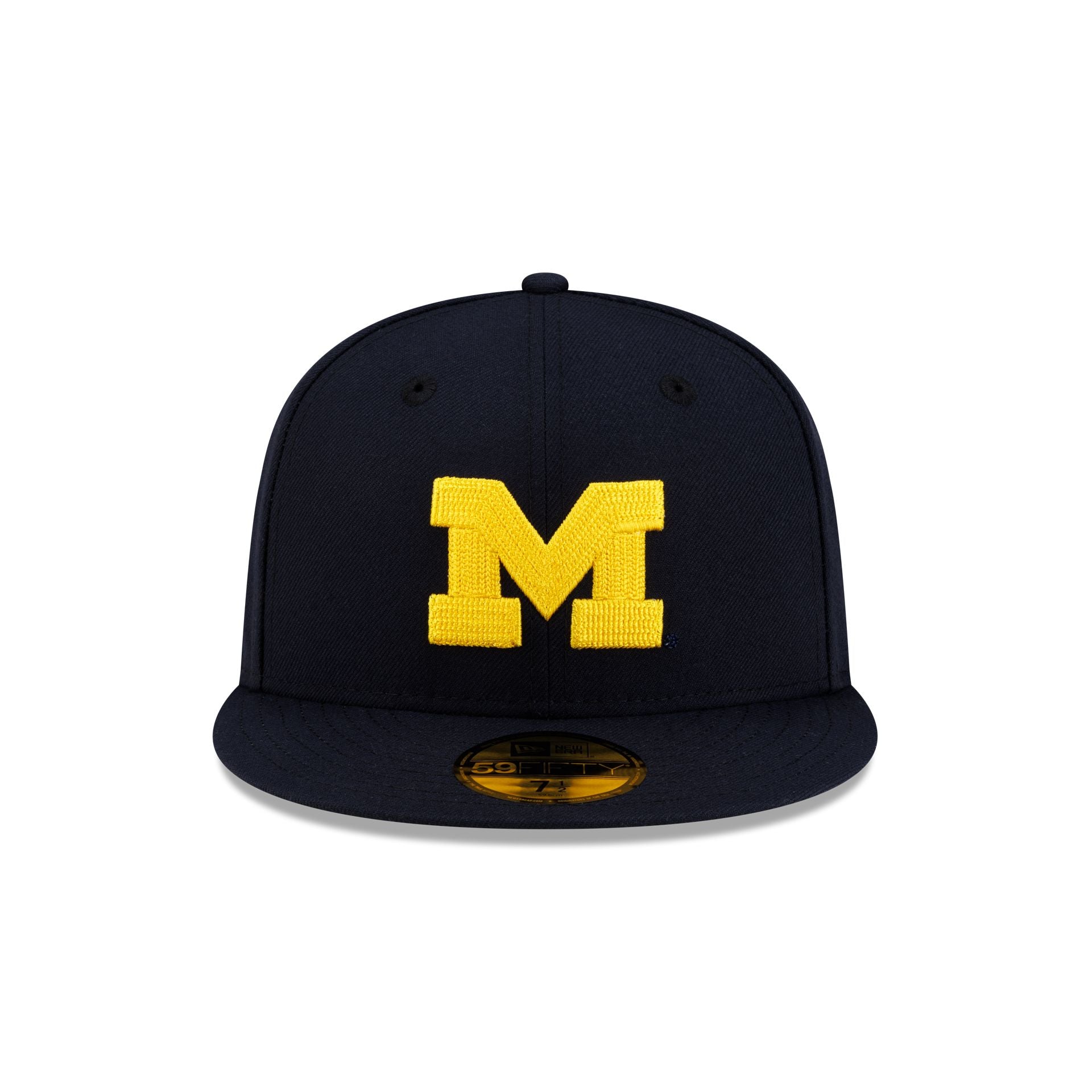 Michigan Wolverines Chainstitch Logo 59FIFTY Fitted Hat