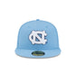 North Carolina Tar Heels Chainstitch Logo 59FIFTY Fitted Hat