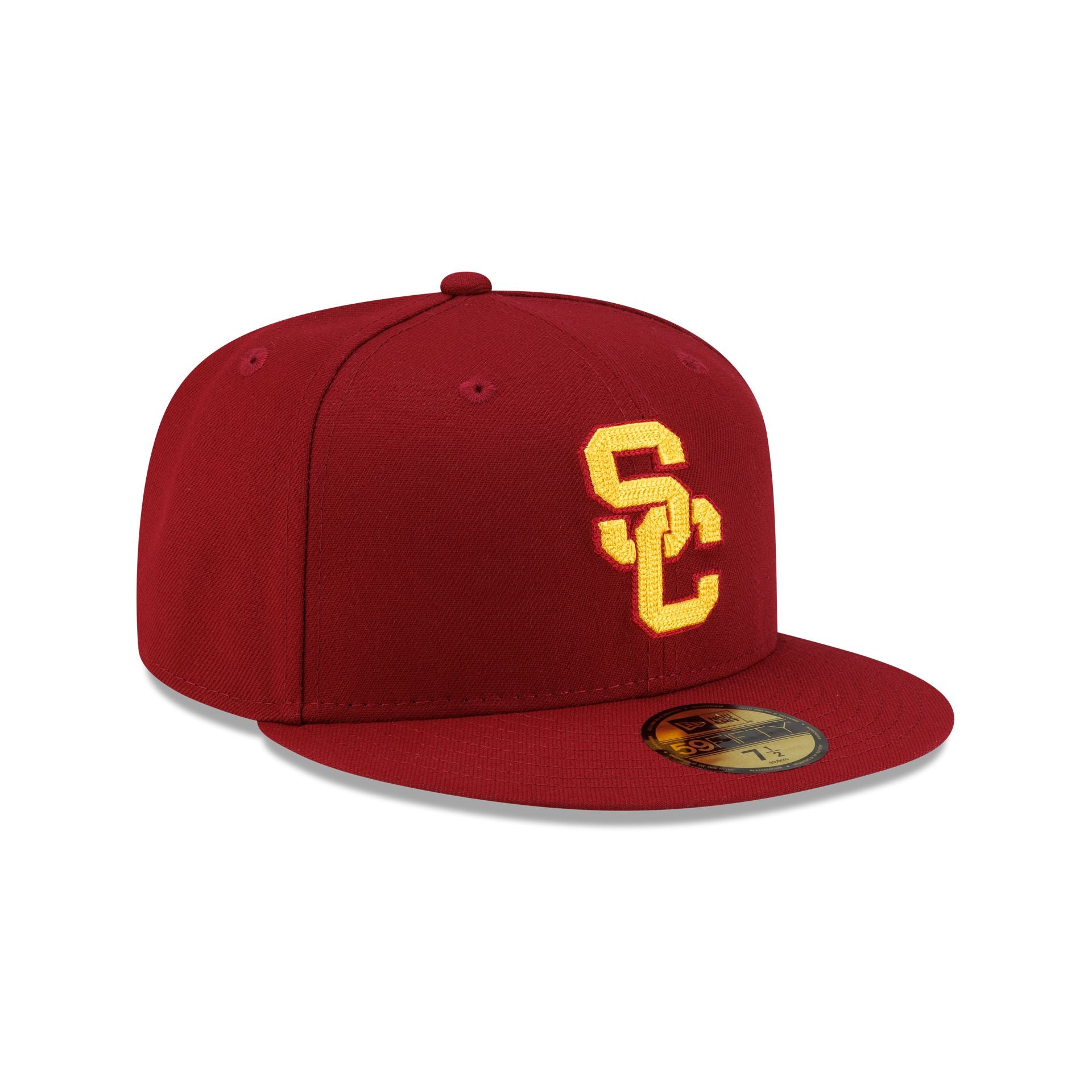 USC Trojans Chainstitch Logo 59FIFTY Fitted Hat