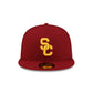 USC Trojans Chainstitch Logo 59FIFTY Fitted Hat