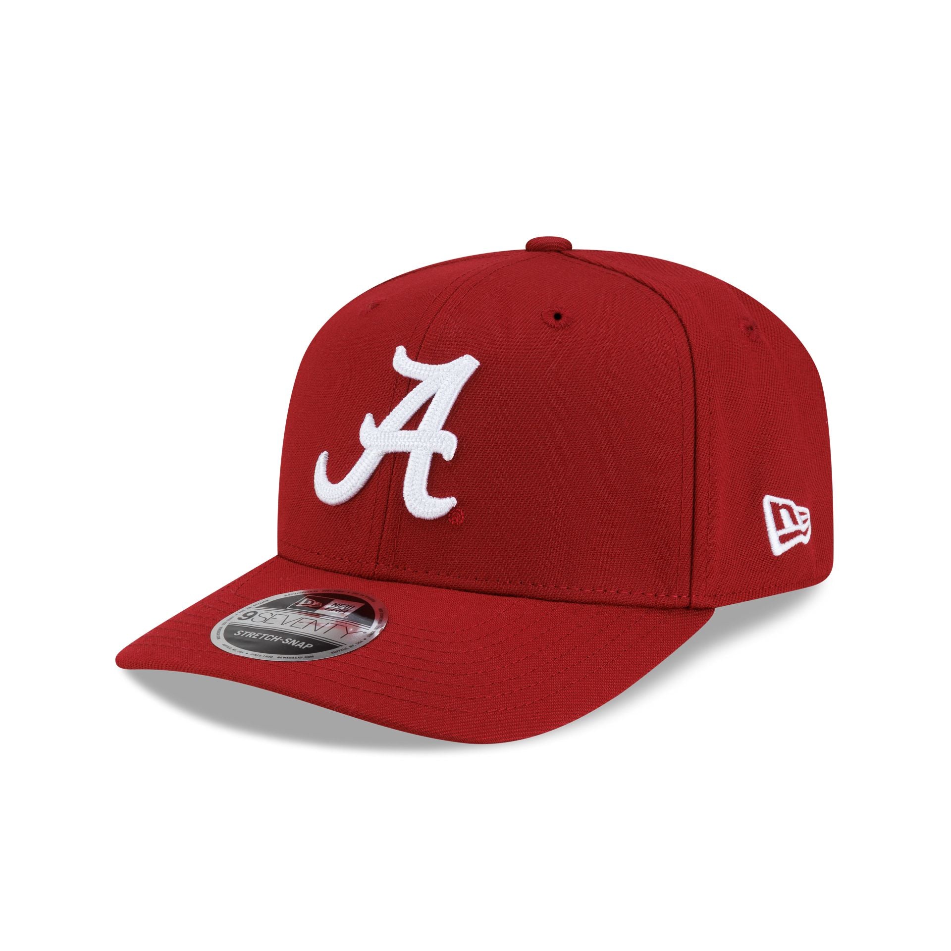 Alabama Crimson Tide Chainstitch Logo 9SEVENTY Stretch-Snap Hat