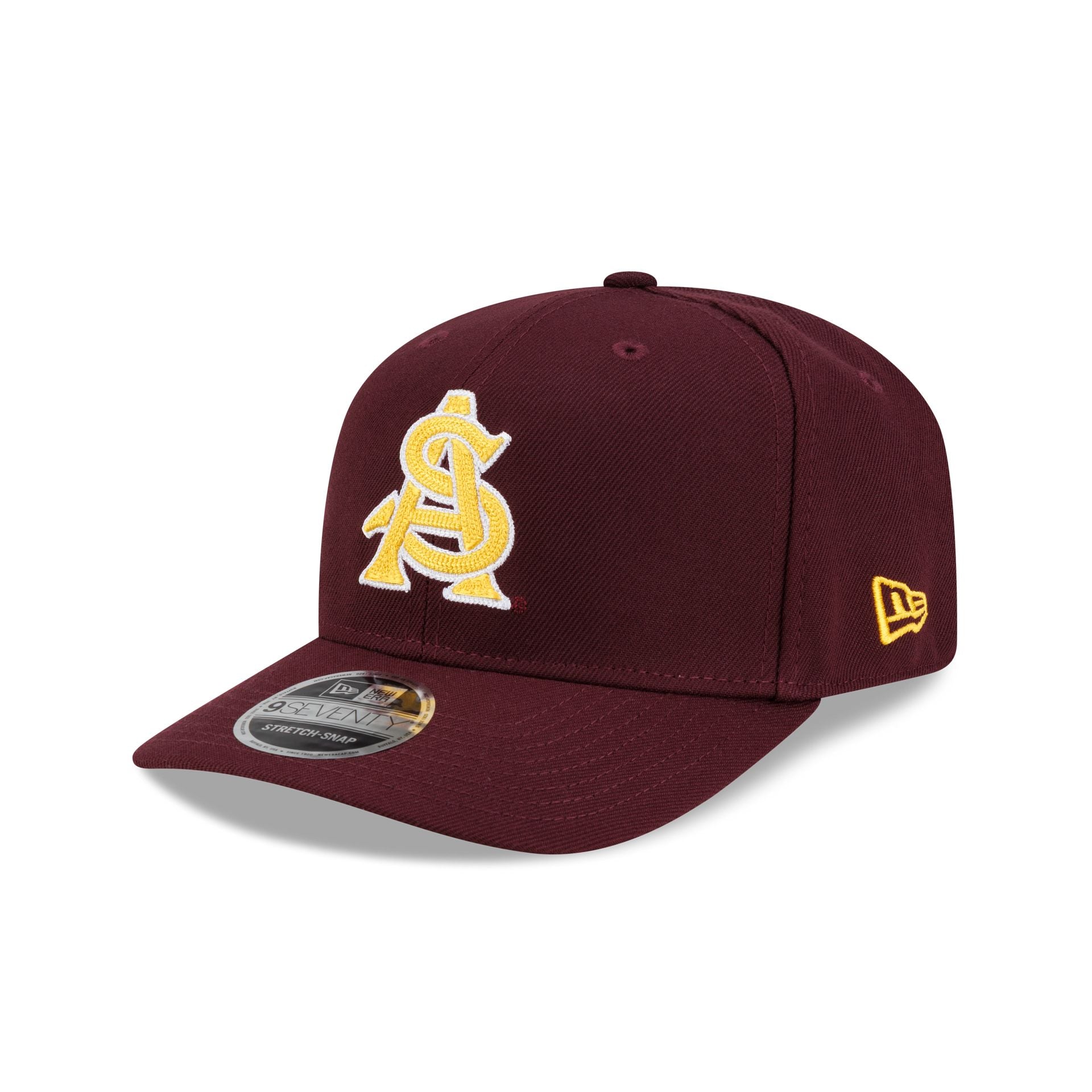 Arizona State Sun Devils Chainstitch Logo 9SEVENTY Stretch-Snap Hat