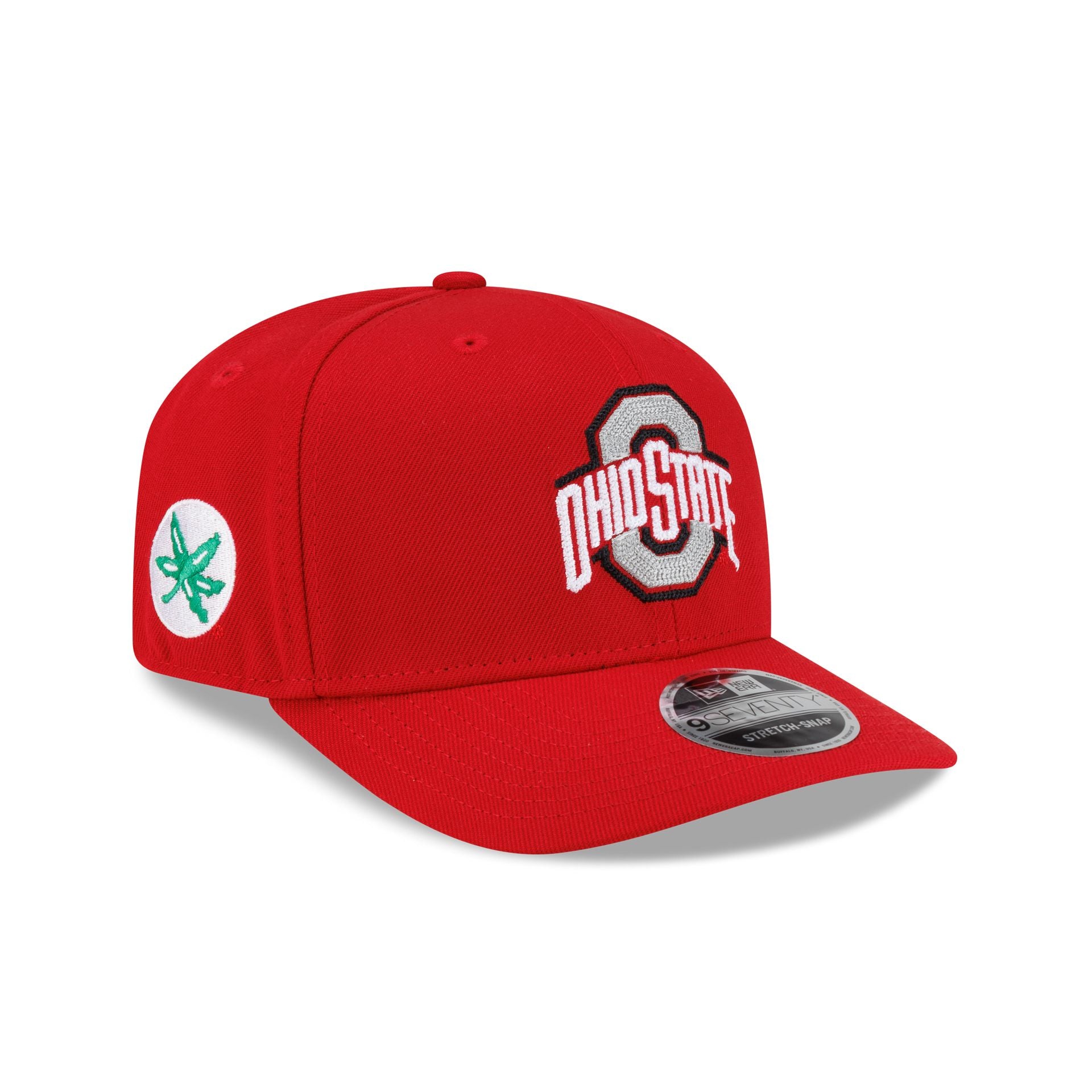 Ohio State Buckeyes Chainstitch Logo 9SEVENTY Stretch-Snap Hat