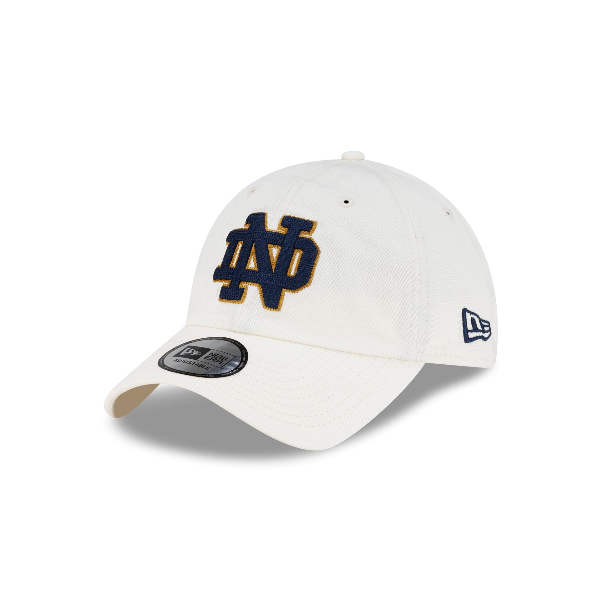 Notre Dame Fighting Irish Chainstitch Logo Chrome Casual Classic Adjustable Hat