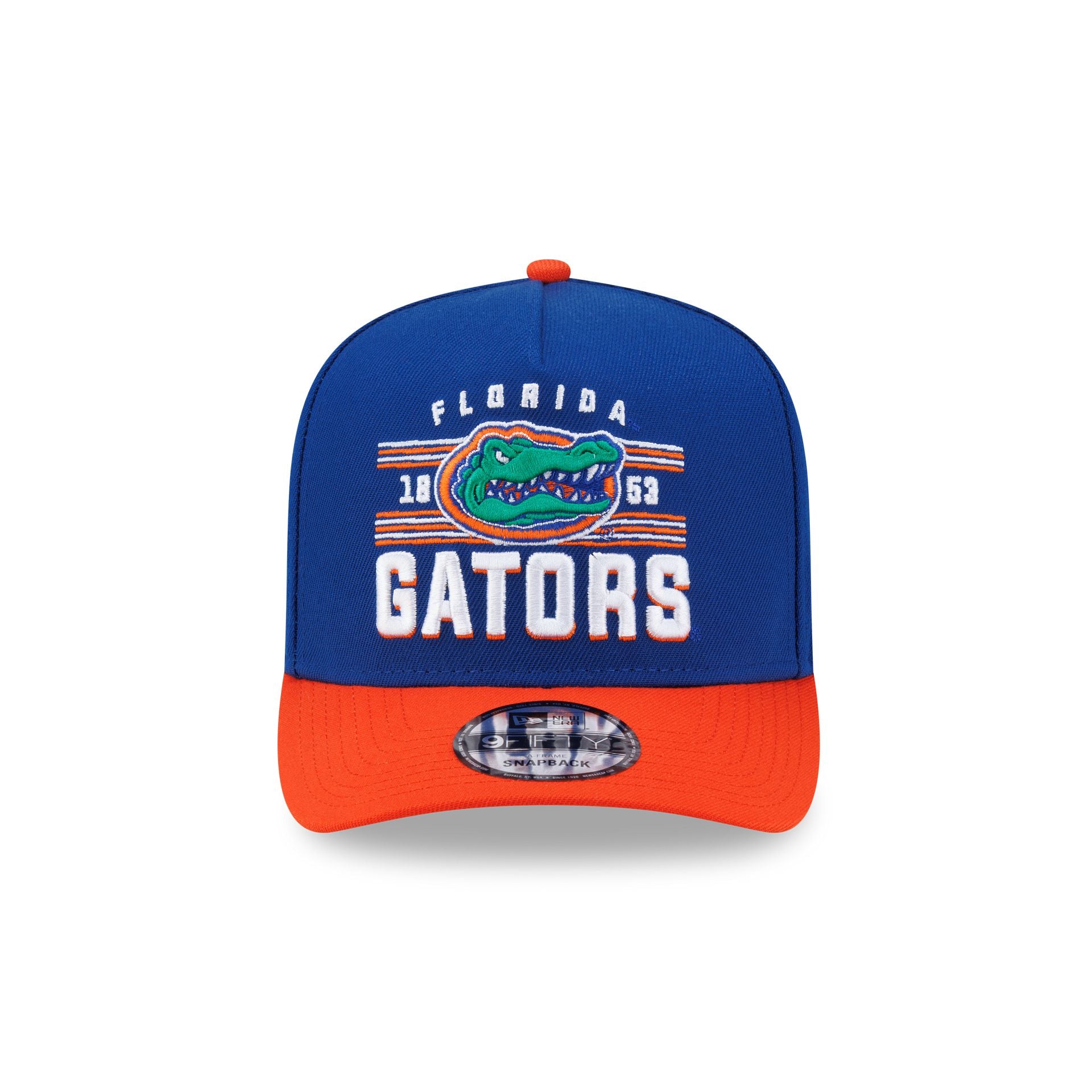 Florida Gators College Stripe 9FIFTY A-Frame Snapback Hat