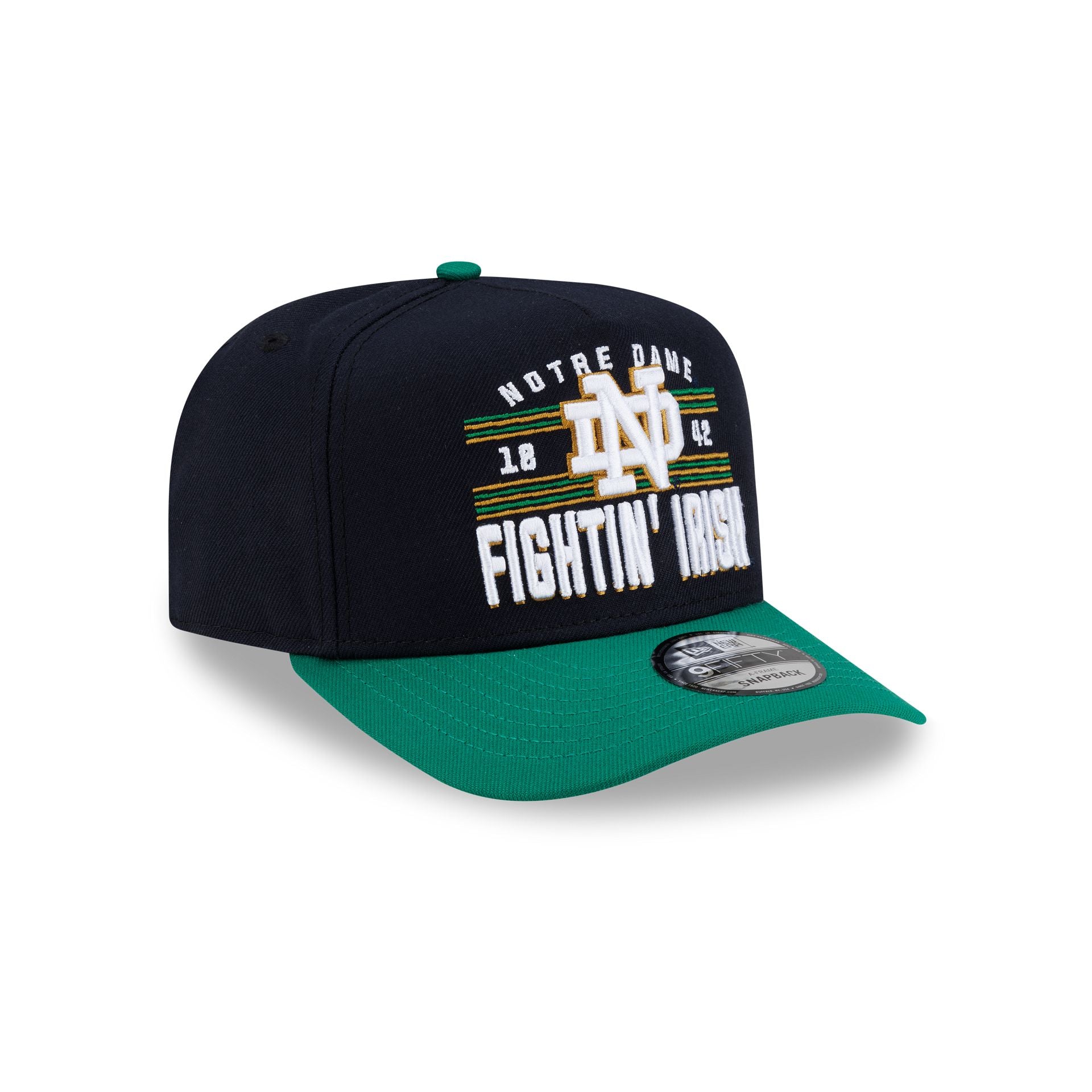 Notre Dame Fighting Irish College Stripe 9FIFTY A-Frame Snapback Hat