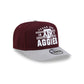 Texas A&M Aggies College Stripe 9FIFTY A-Frame Snapback Hat
