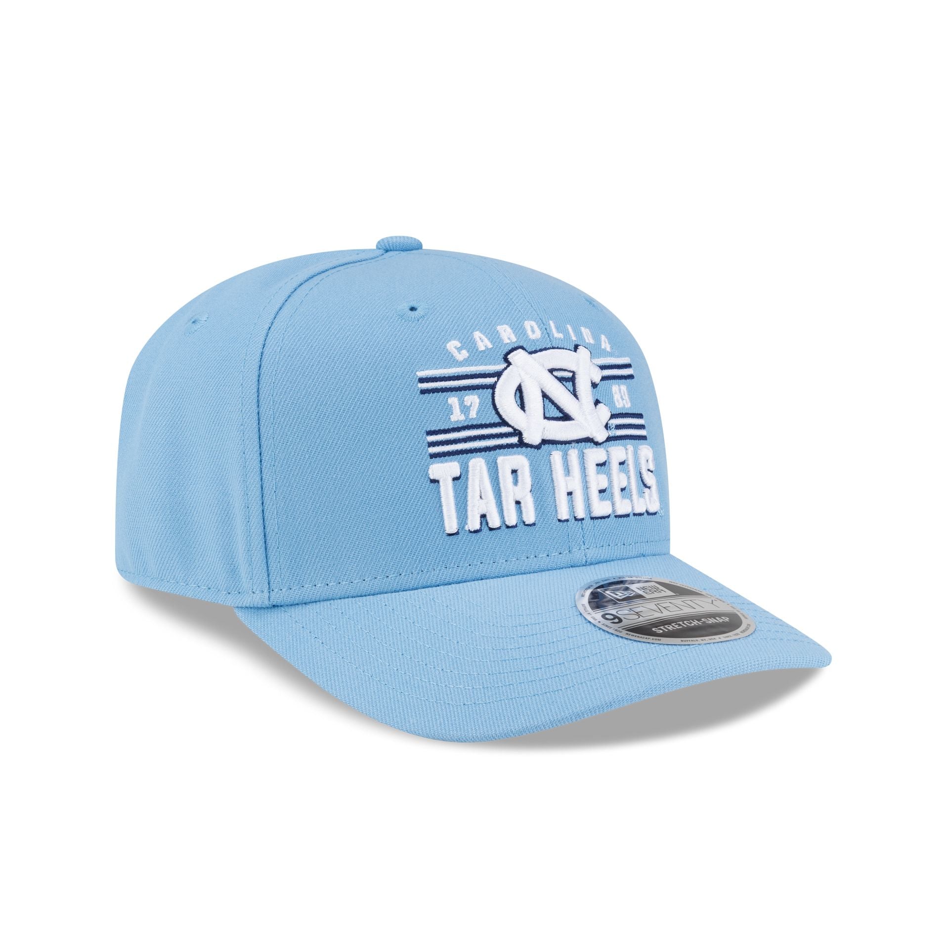 North Carolina Tar Heels College Stripe 9SEVENTY Stretch-Snap Hat