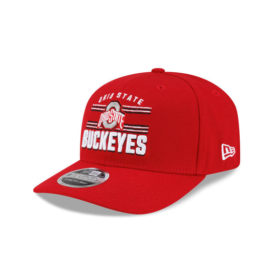 Ohio State Buckeyes College Stripe 9SEVENTY Stretch-Snap Hat