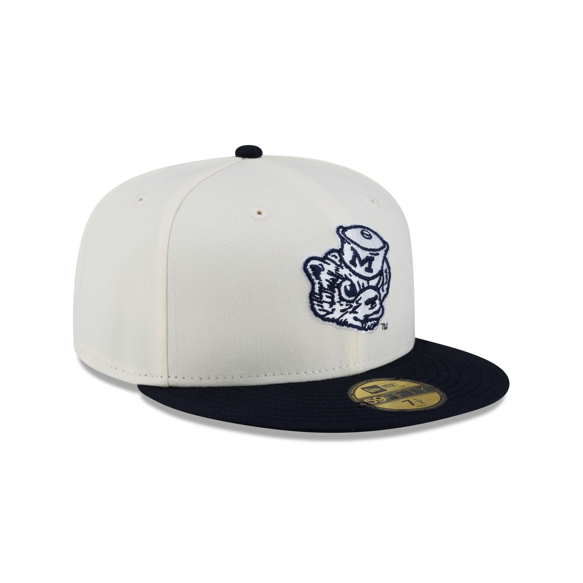 Michigan Wolverines Vault Chrome 59FIFTY Fitted Hat