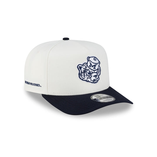 Michigan Wolverines Vault Chrome 9FIFTY A-Frame Snapback Hat