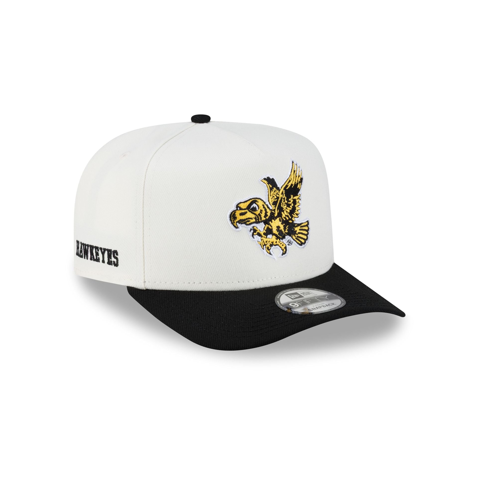 Iowa Hawkeyes Vault Chrome 9FIFTY A-Frame Snapback Hat