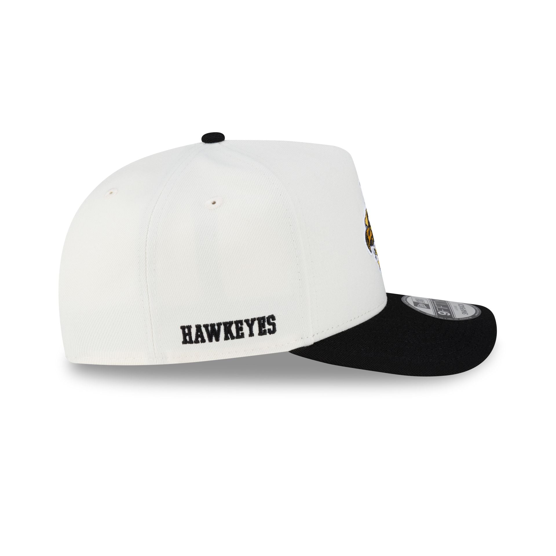 Iowa Hawkeyes Vault Chrome 9FIFTY A-Frame Snapback Hat