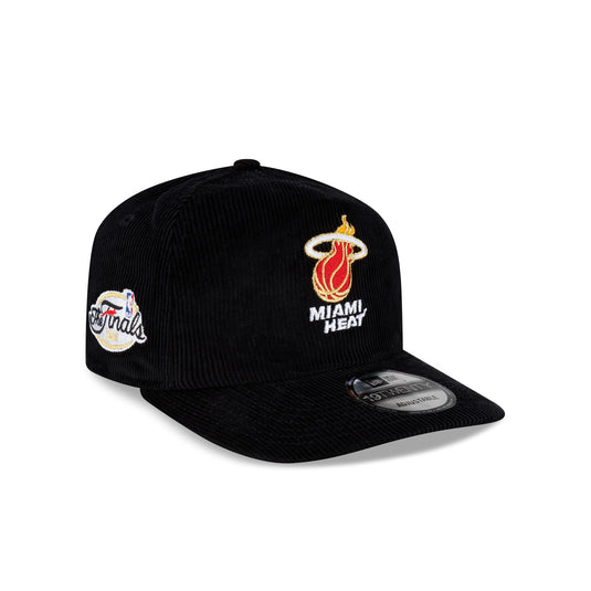 Miami Heat 2006 Finals Black & Gold Corduroy 19TWENTY Adjustable Hat - New Era Cap